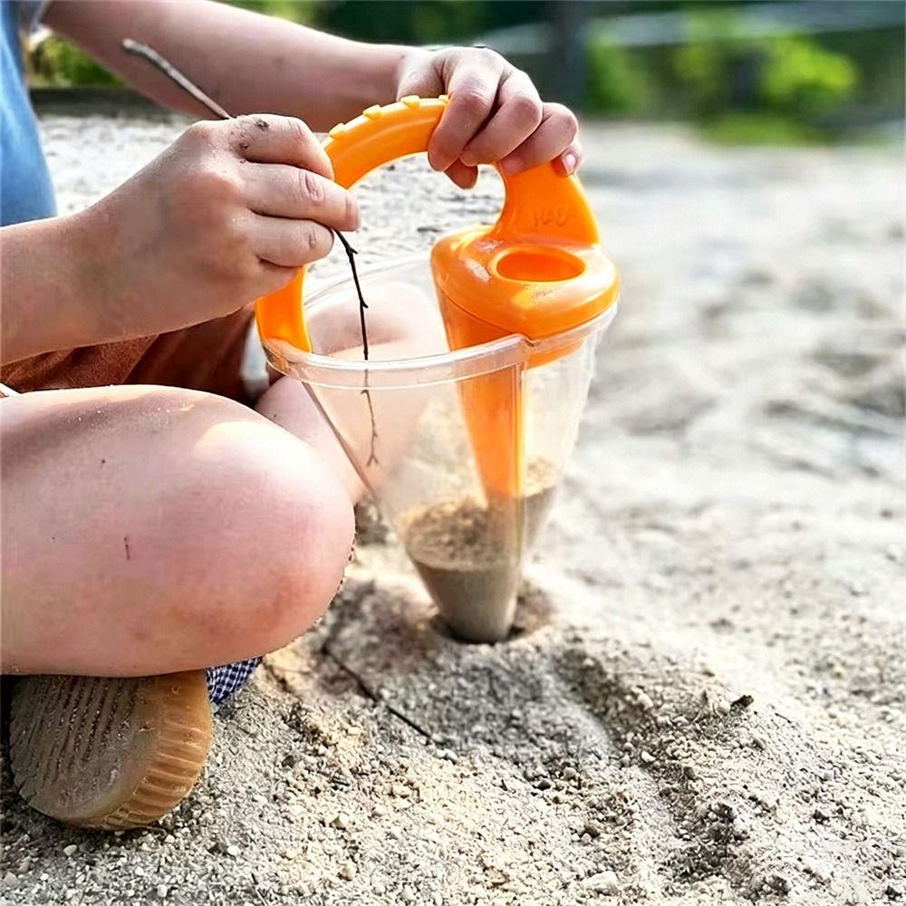 Handheld Beach Sand Funnel Multifunctional Overflow Funnel Toy Creative Sand Funnel Toy Beach Play