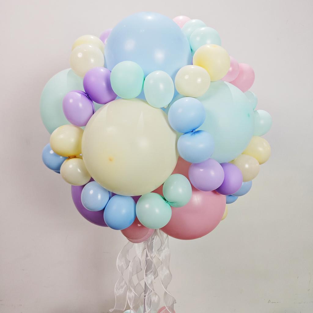 Flower Balloon Stand Column Balloon Chain Ribbon Dot Wedding Party Birthday Decoration Balloon Arch Happy Birthday Balloon Accessories