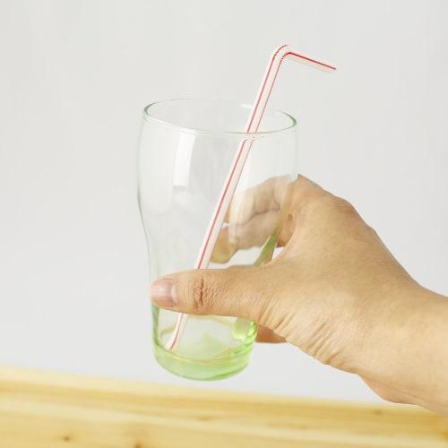 Nakamura Colored Flexible Straws, 500 Straws, 21cm, 60008