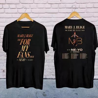 2025 Mary J Blige The For My Fans Tour T-Shirt, Mary J Blige 2025 Concert, Mary