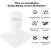 Sun Protection Face Guard Balaclava vienkrāsains, elpojošs, mitrumu izvadošs, UV necaurlaidīgs kakla sejas aizsargpārklājs