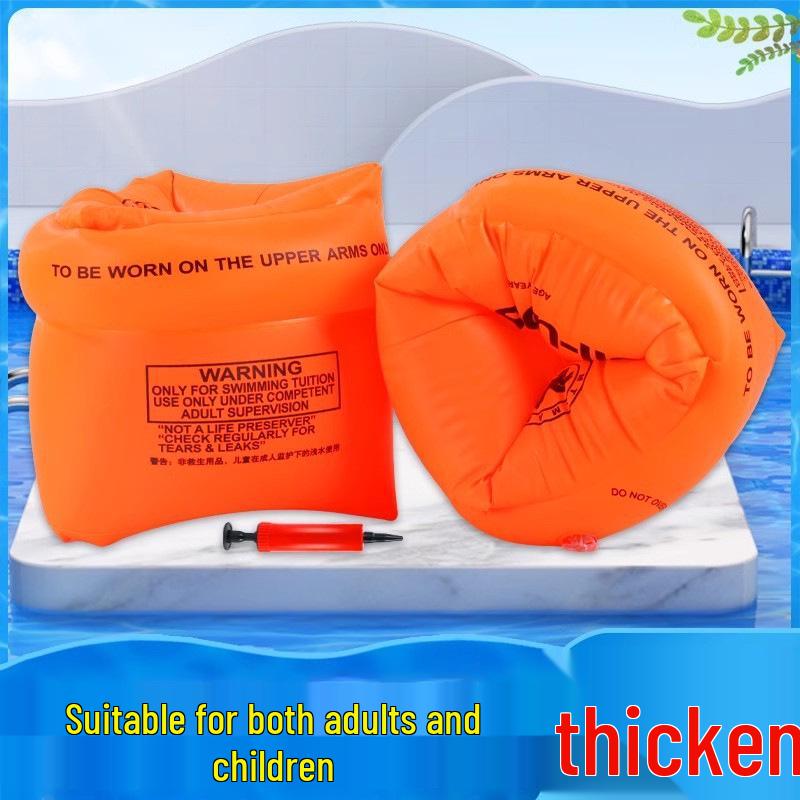 Dospělý a Dítě Nafukovací Plavecké Rukávky - PVC Vzduchový Vak Plavací Rukávky pro Začátečníky