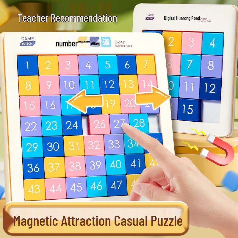 Magnetic Number Sudoku Sliding Puzzle: Educational Toy for Primary Students