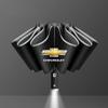 Car Led Light Automatic Folding Windproof Sunshade Umbrella For Chevrolet Aveo Bolt Cavalier Cruze Onix Orlando Silverado Spark