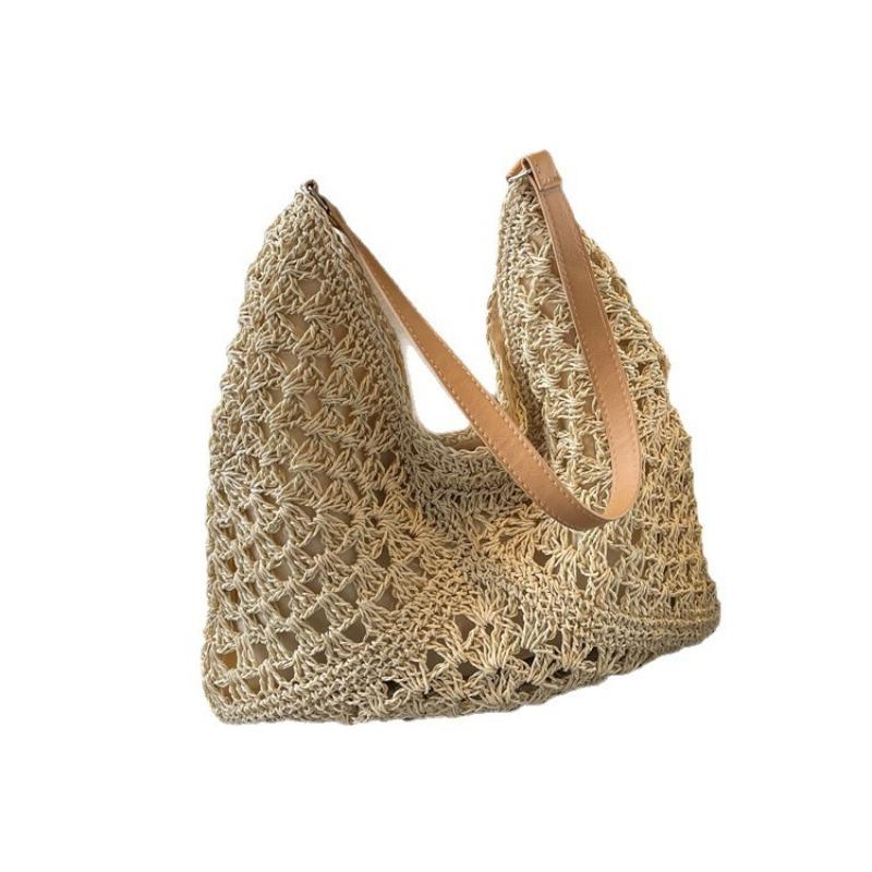 Fashion Vegetable Basket Bucket Bag New Versatile Lychee Pattern Handbag Design Single Shoulder Messenger Bag