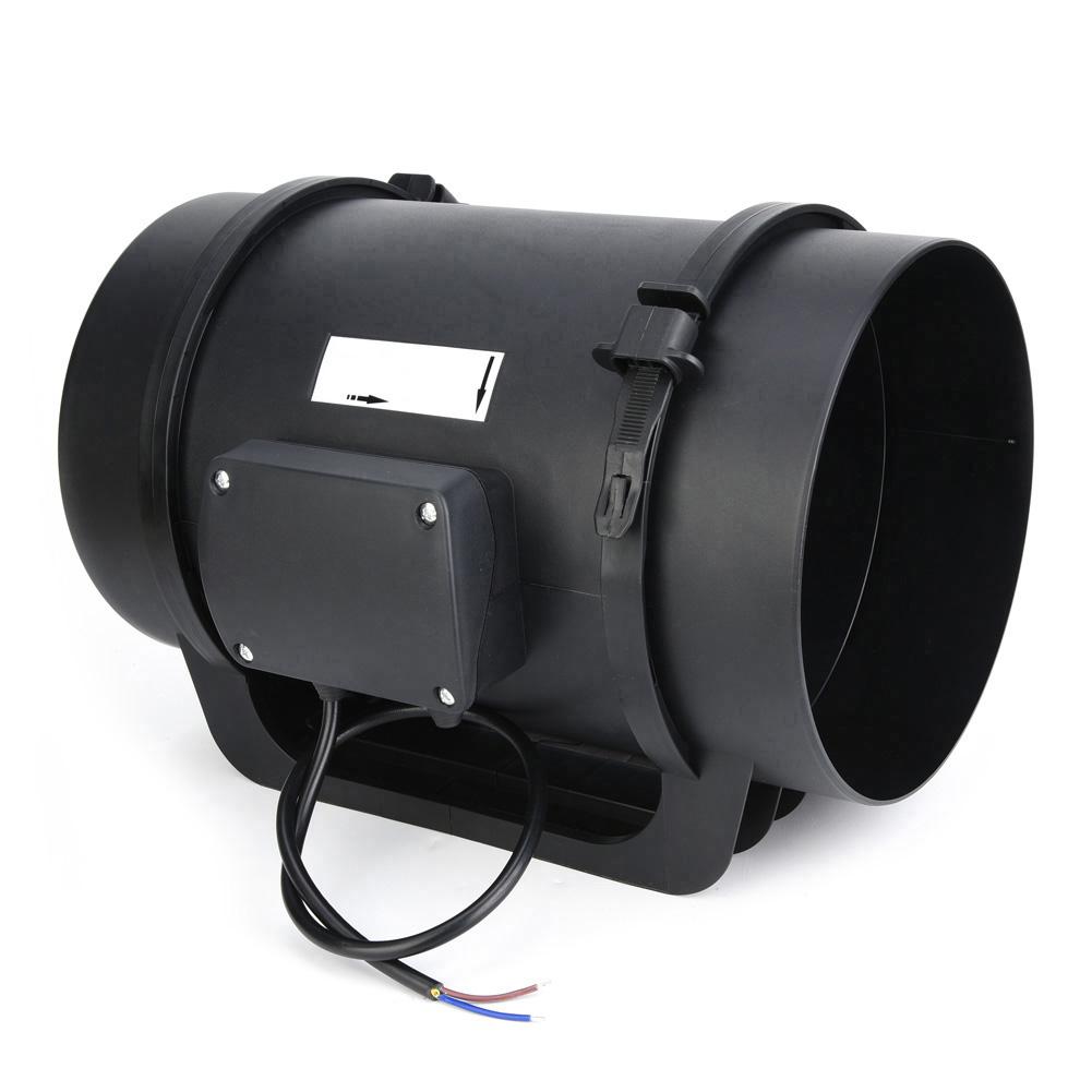 8in EC Motor Ventilation Exhaust Fan Duct Fan PWM Adjustable Speed Controller 760CFM 220V