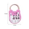 Travel Zinc Zinc Zinc Alloy with Key Diary Book for Notebook Hardware Padlock Luggage Locks Suitcase Lock