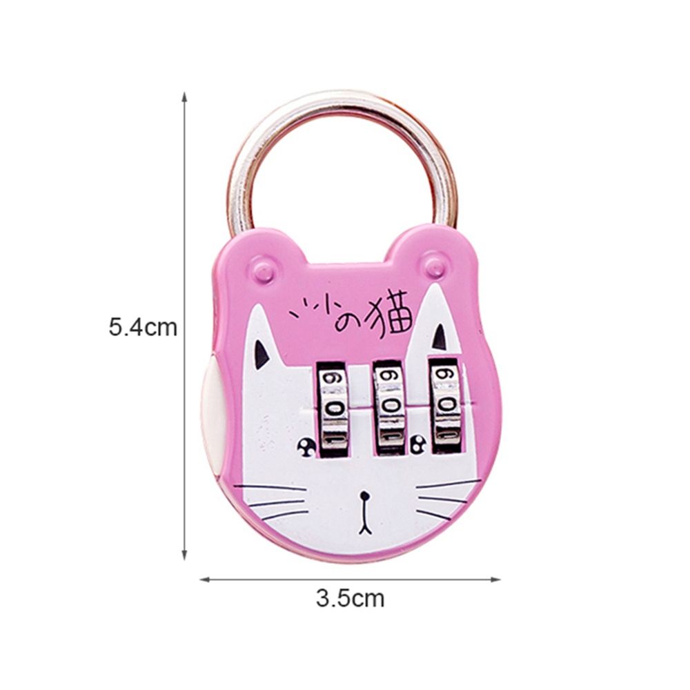 Travel Zinc Zinc Zinc Alloy with Key Diary Book for Notebook Hardware Padlock Luggage Locks Suitcase Lock