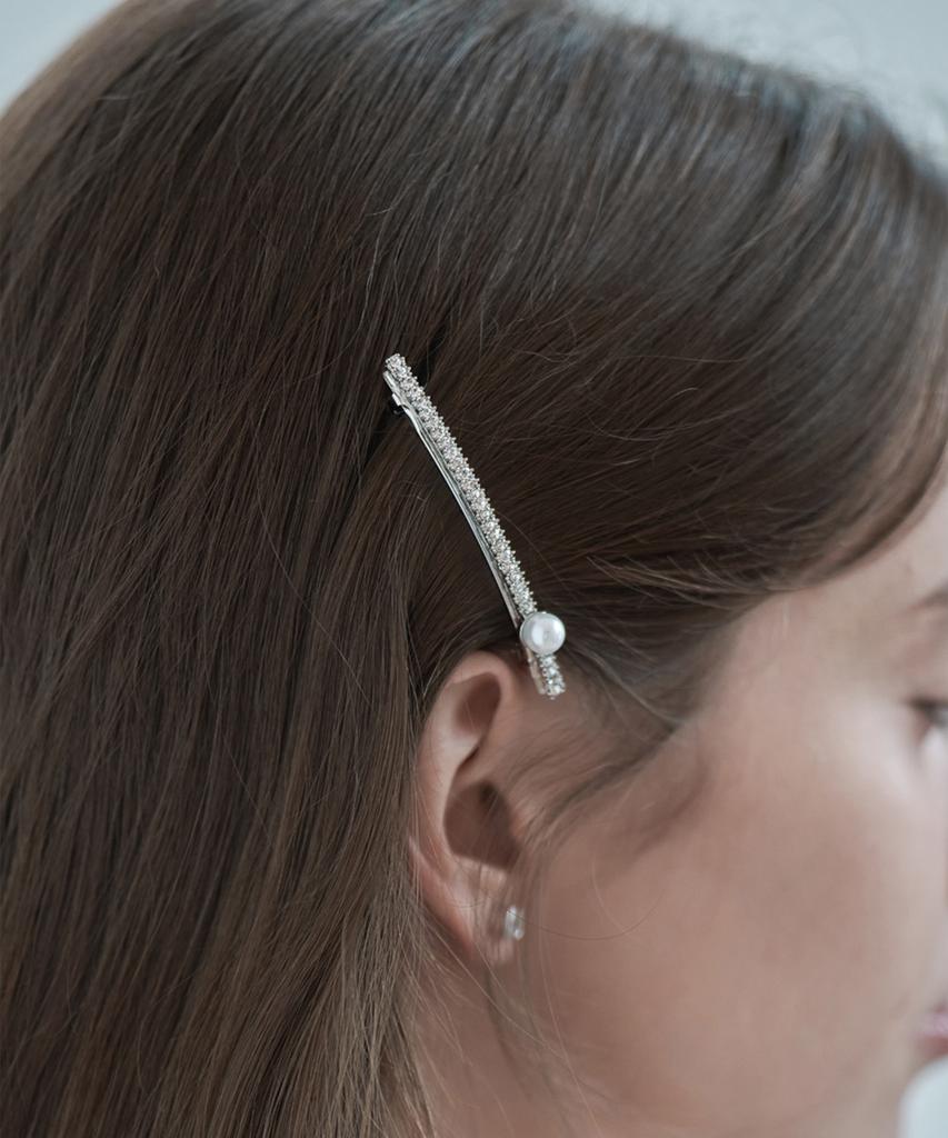 Ellejewelry Cubic Pearl Point Hairpin Elhp022