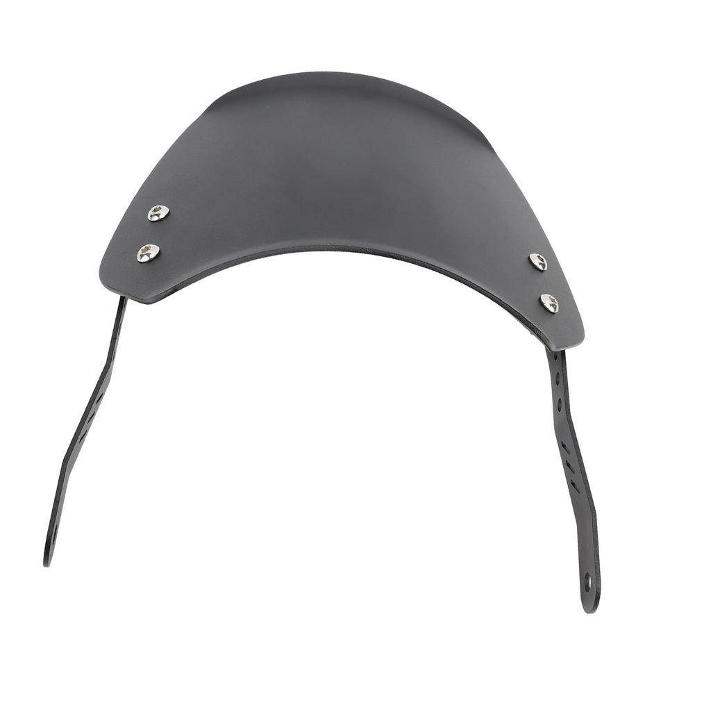 Motorcycle Aluminum Front Wind Deflector with Mount for 6.5in to 9.45in Round Headlights