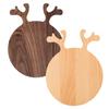 , Baking Tools Chopping Blocks, Snack Tray for Fruits Bread Restaurant - Black Walnut