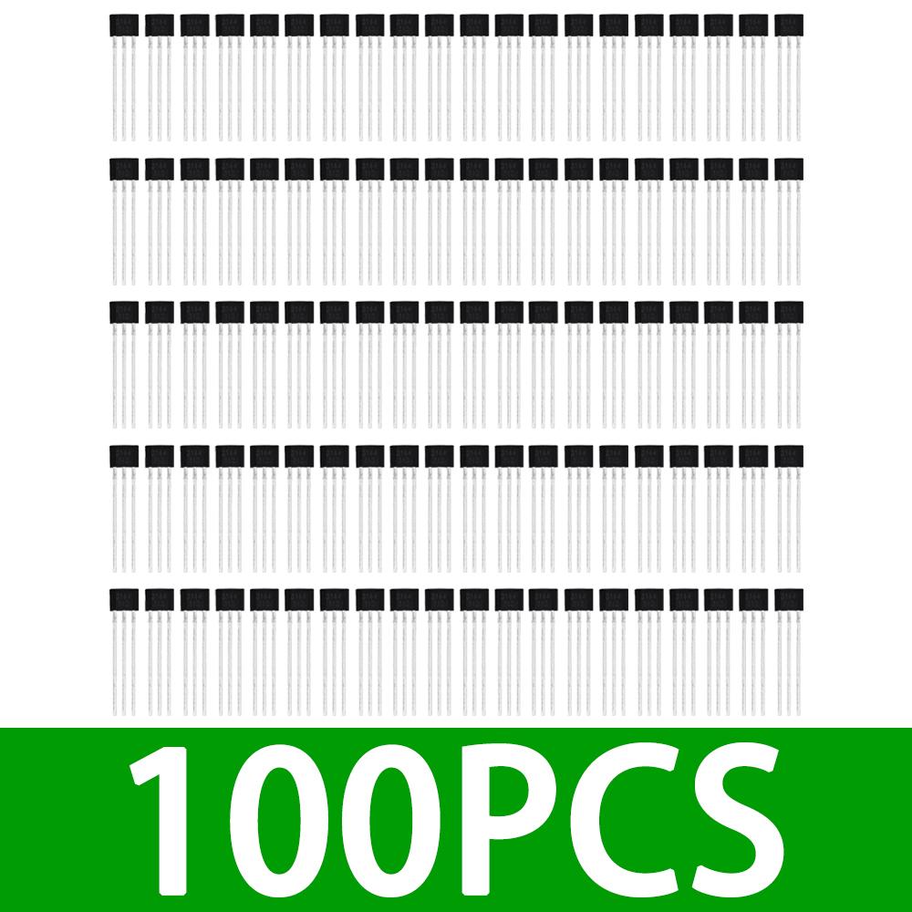 100pcs A3144 OH3144 Y3144 Hall Effect Sensor Brushless Electric Motor TO-92UA A3144EUA