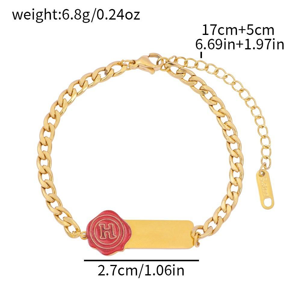 Stitch Hand Chain For Children With Creative Heart Shape Design And Electroplated Zinc Alloy Material