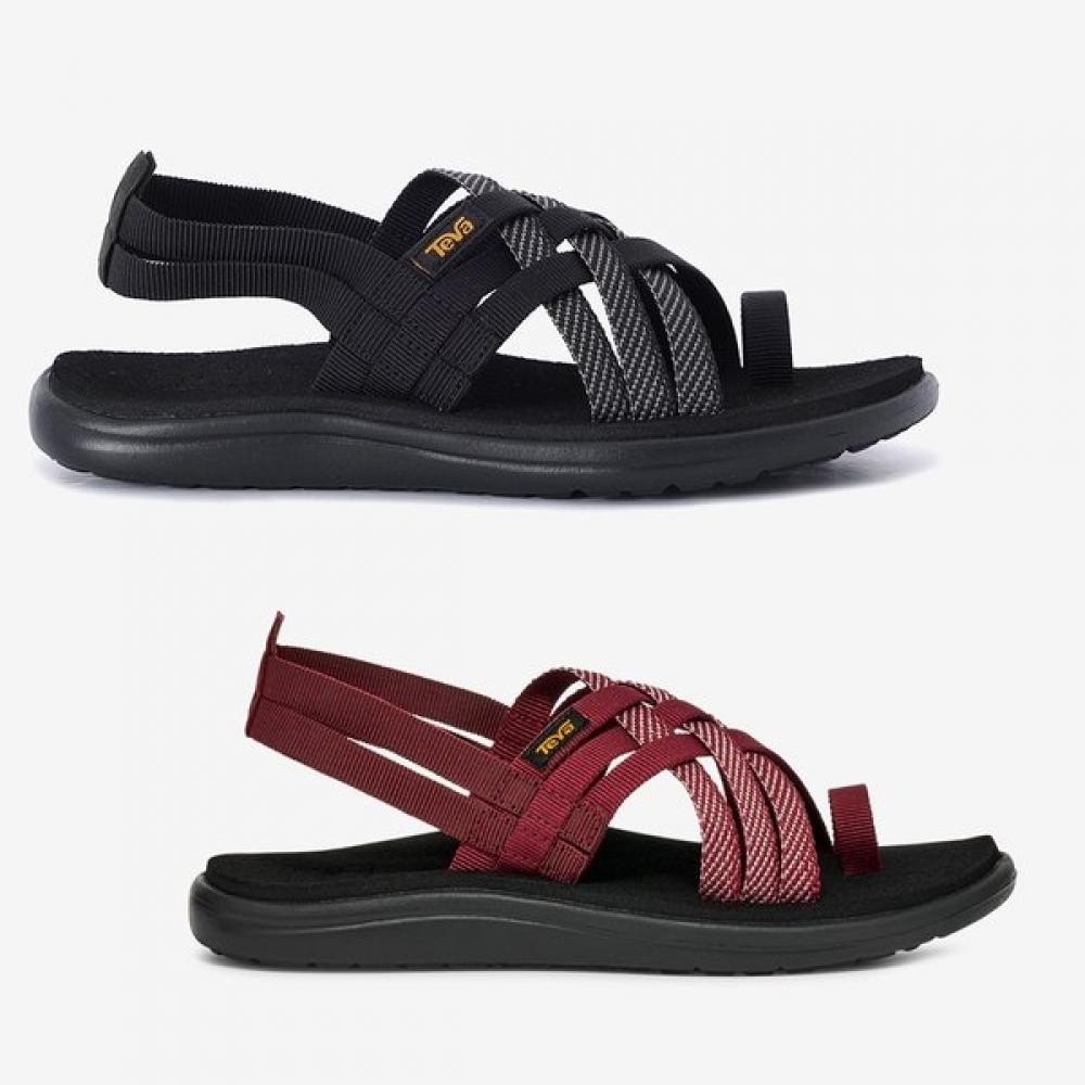Teva Lightweight Comfortable Women S faShion Stretch SandalS Boya Strappy Stvf2519271 250/HPM (burgundy)