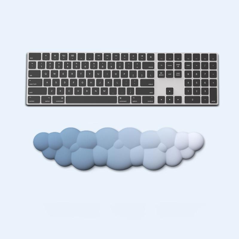 Mouse Pad Cloud Gradient Keyboard Hand Silicone Hand Pad Notebook Desktop Office Anti-skid Pad