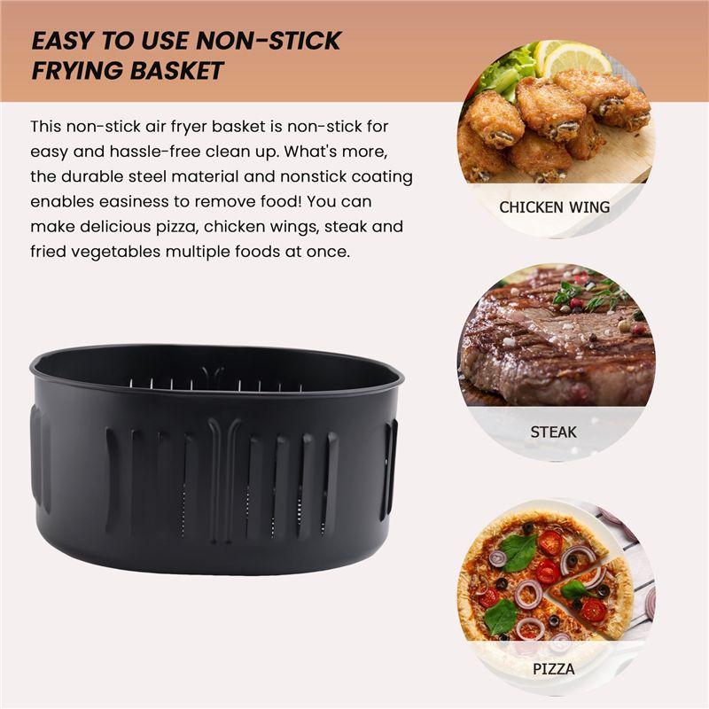 Good-Air Fryer Replacement Basket For Power XL DASH Gowise USA Cozyna 5.5Qt Air Fryer,Air Fryer Accessories