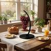 Stable Stand Banana Hanger Rack With Wood Base Fruit Storage Holder Creative Fruit Hanger  Kitchen