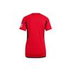 Adidas X Manchester United Second Away 2023/24 Home Jersey Letter Stripe Printed Short Sleeve Football Shirt Women Jersey Red IP1735