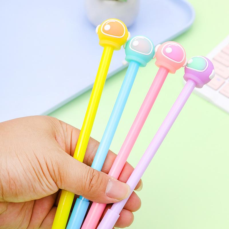 2Pcs Cute Kawaii School Office Supplies Novelty Creative Stationery Sweet Lovely Pretty Candy Neutral Pen
