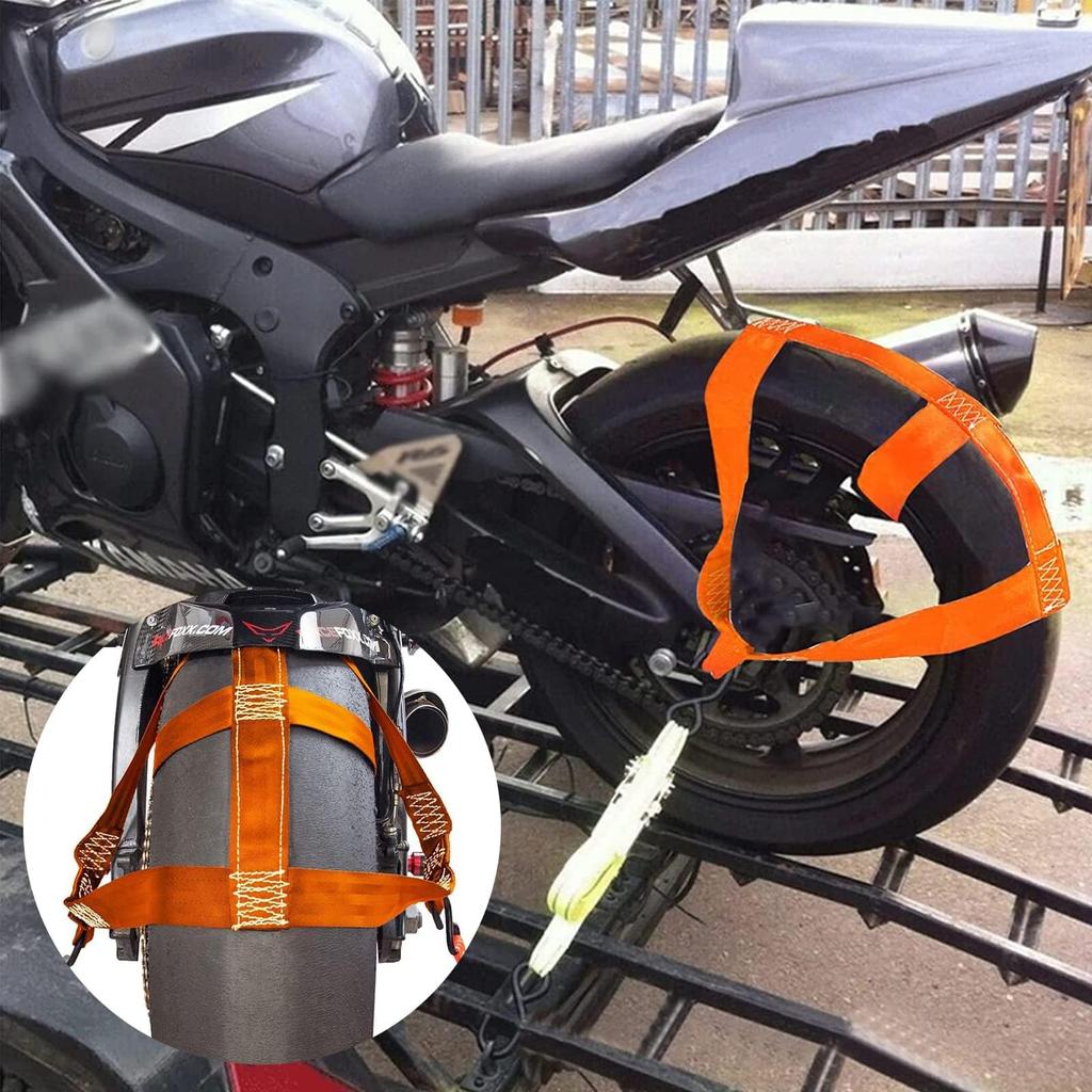 Motorcycle Tire Wheel Tires/Tires/Rear Wheel Lashing Belt Motorcycle Tire Bundle Safety Belt for Loading