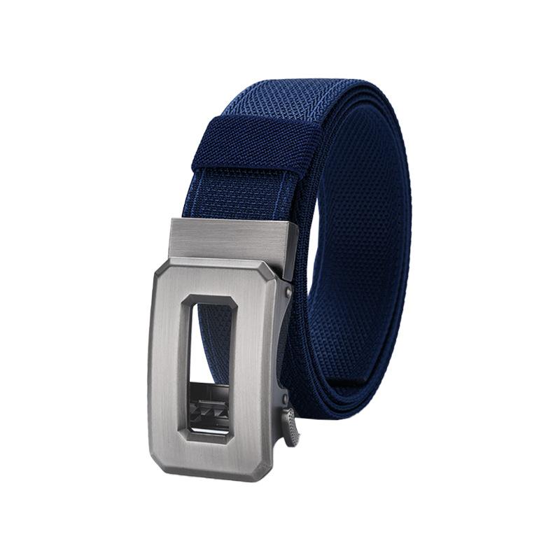 

Hot-Selling Belt Men S Automatic Buckle Nylon Tactical Braided Belt Middle-Aged And Young Outdoor Belt Simple Wind Belt 120cm