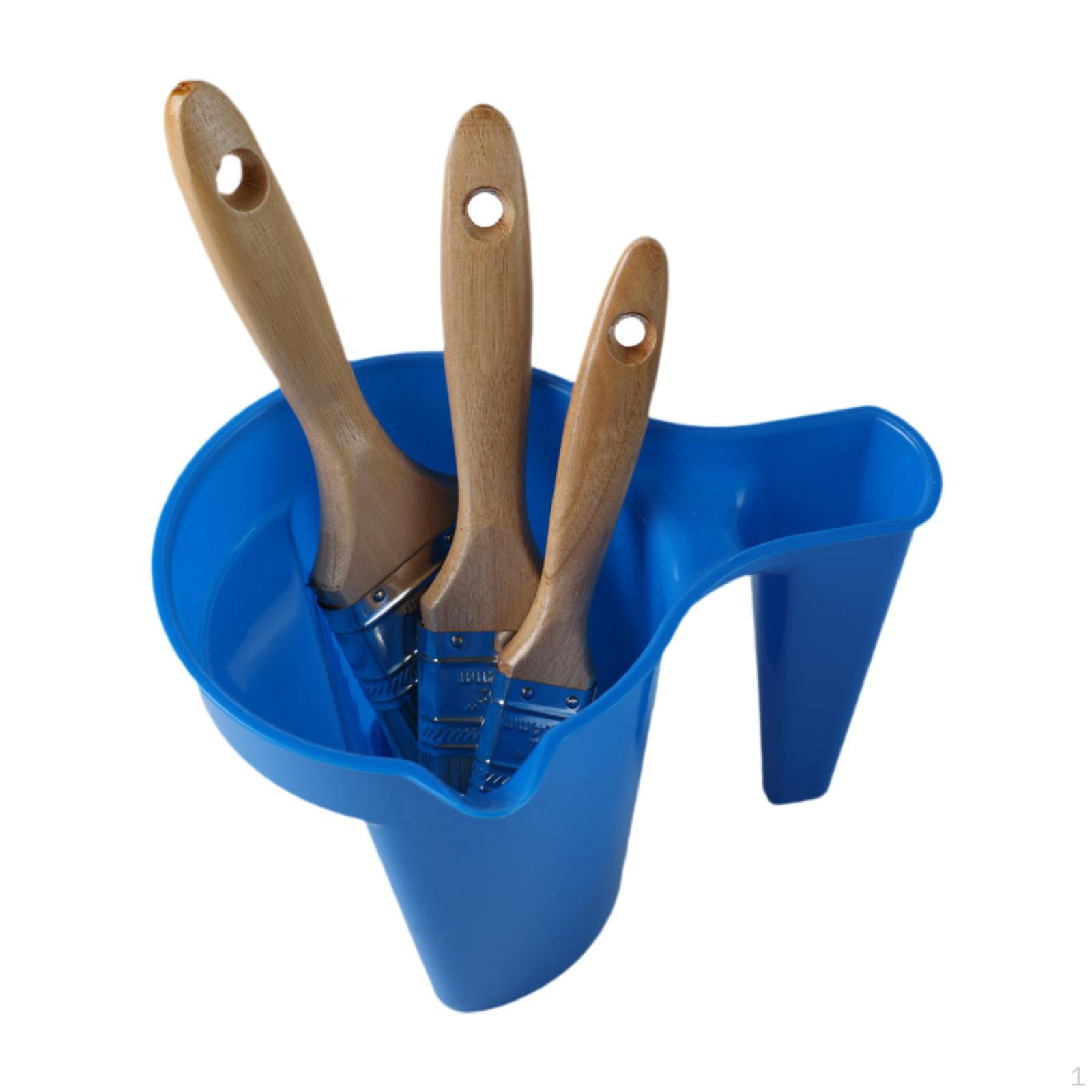

Paint Container Set Paints Storage Containers with Brush Lightweight Wall Decor Touch up Cups синій