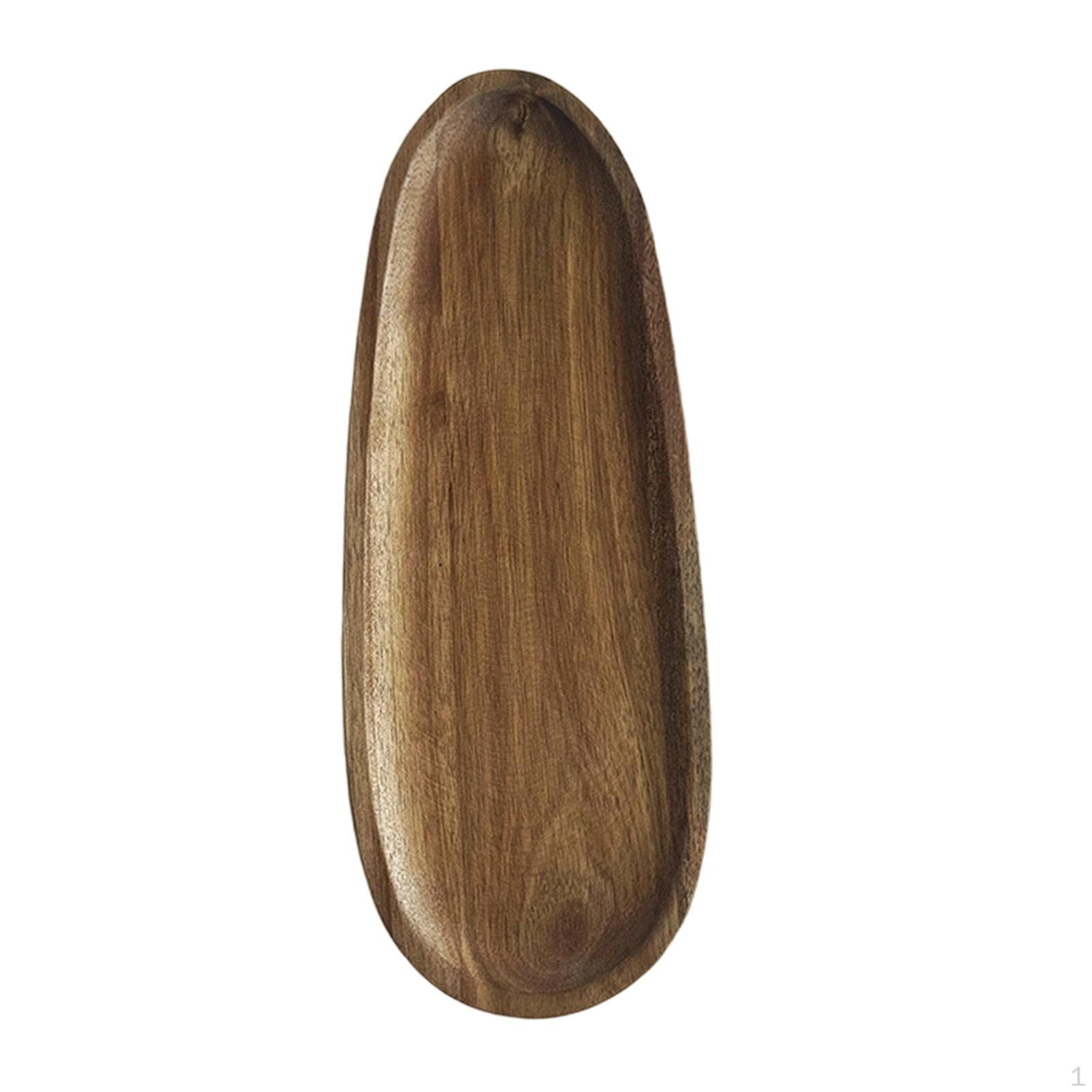 

Wooden Serving Tray Plate Dinner Heat Resistant Cheese Board Snack for Nut