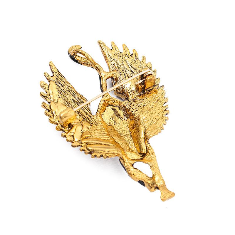 Animal Ancient Egypt Dripping Oil T Statue Sphinx Gift Brooch