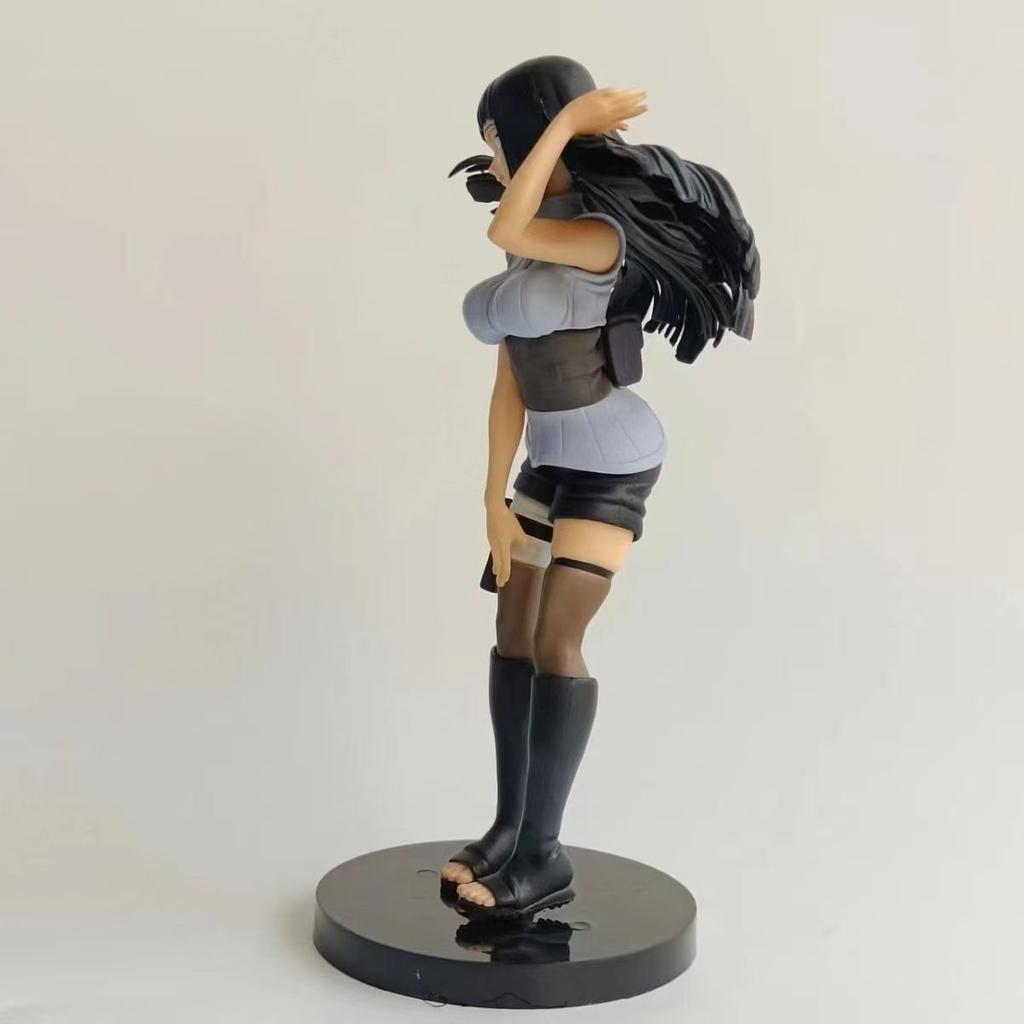 Naruto Shippuden HinataHinata Anime Figure 28cm Movable Combat Pose PVC Limited Collectible Model Doll Toy Gift for Anime Fans
