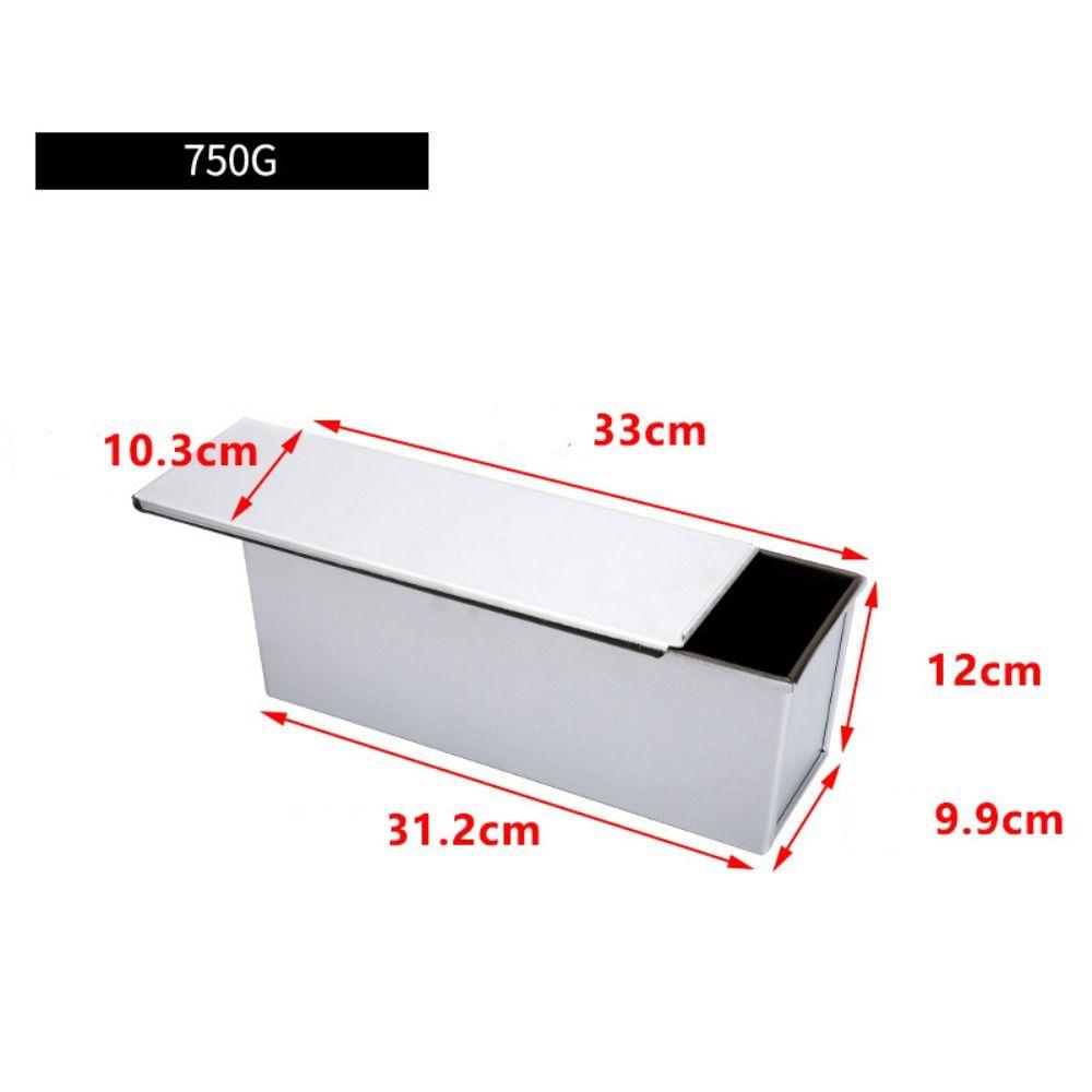 250g/450g/750g/900g/1000g Forma na bochník z hliníkové slitiny s nepřilnavým povrchem, pečicí nástroj, forma na dort