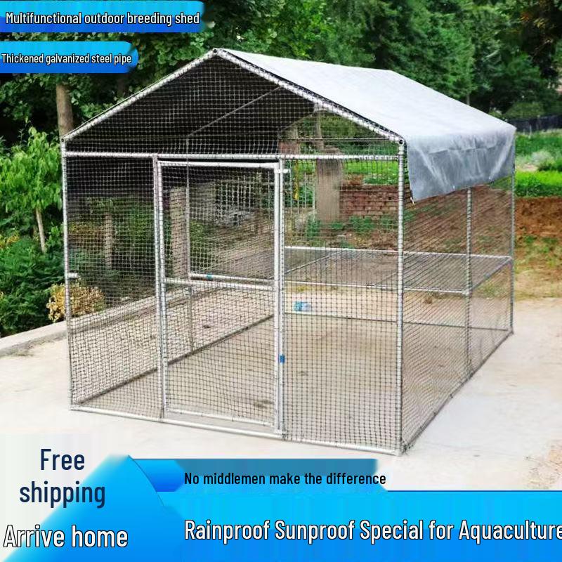 Extra Large Outdoor Chicken Coop & Cage: Rainproof, Sunproof, Multi-Use Shed for Ducks, Geese, and Peacocks
