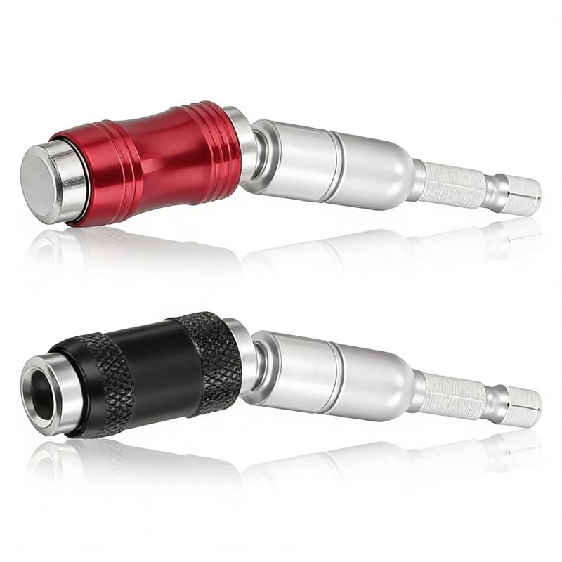 1/2PCS Drill Bit Extension Magnetic Drill Bit Holder Pivot Flexible Impact Screwdriver Bits Holder for Narrow Spaces or Corners