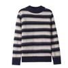 Wool Color Block Knit Sweater - Women's 2023 Autumn/Winter Slimming Half-High Neck