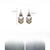 GemChic Women's New Vintage Zinc Alloy Tassel Long Fringe Earrings Ethnic Fashion Hook Earrings Birthday Christmas Jewelry Gift
