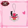 Alastor Doudou Eyes Keychain Vaggie Cell Phone All Staff Set  Bag Decoration Adam Accessories Kawaii Lucifer Pendant Gift