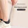 Shoe Horn Durable Alloy Construction with Ergonomic Handle Shoe Helper for Business Professionals and Sports Enthusiasts
