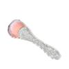 Diamond set eye shadow dust brush slender small waist beauty tool paste diamond thin rod powder brush