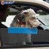 Schaumstoff Hund Auto Fenster Kissen, Weiche Kinnablage für Bequeme Autofahrten, 25cm/9.84in Lang,Blau,