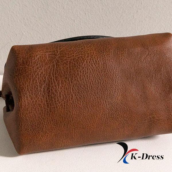 Vintage kožená tříkomorová crossbody kabelka (2 barvy)