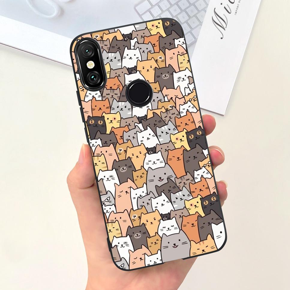 

For Xiaomi Mi 8 6.21 Case Cartoon Astronaut Cat Soft Silicone Shockproof Cover For Xiaomi Mi8 M1803E1A Bumper Phone Case Fundas Xiaomi Mi 8