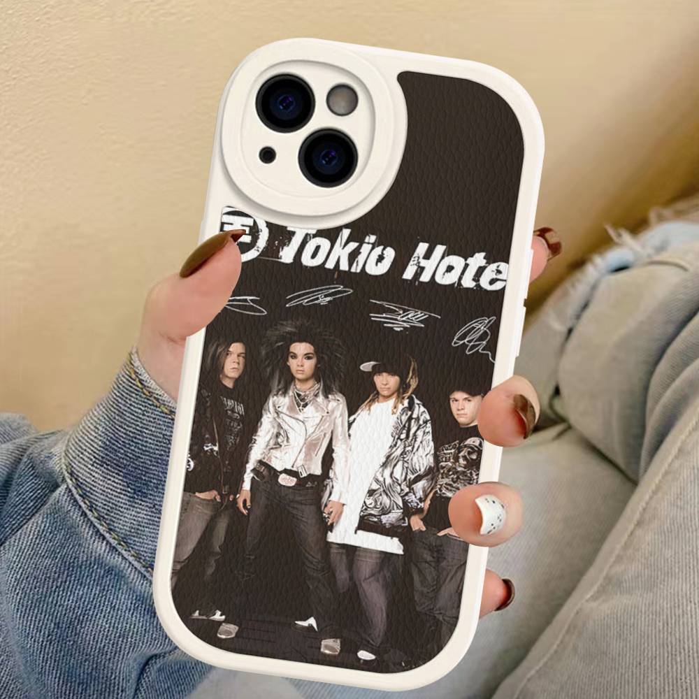 Tokio Hotel Band Phone Case For IPhone 16 15 14 13 12 11 Pro Max Plus Soft Leather Cover