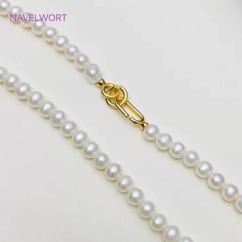18K Gold Plated Pearls Clasps Fasteners For Bracelets,Connectors Clasps For Jewelry,DIY Necklace Fittings,Supplies For Jewelry
