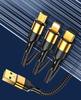 200W Three-in-One Super Fast Charging Cable for Apple 14/15/16/17 and Huawei Devices