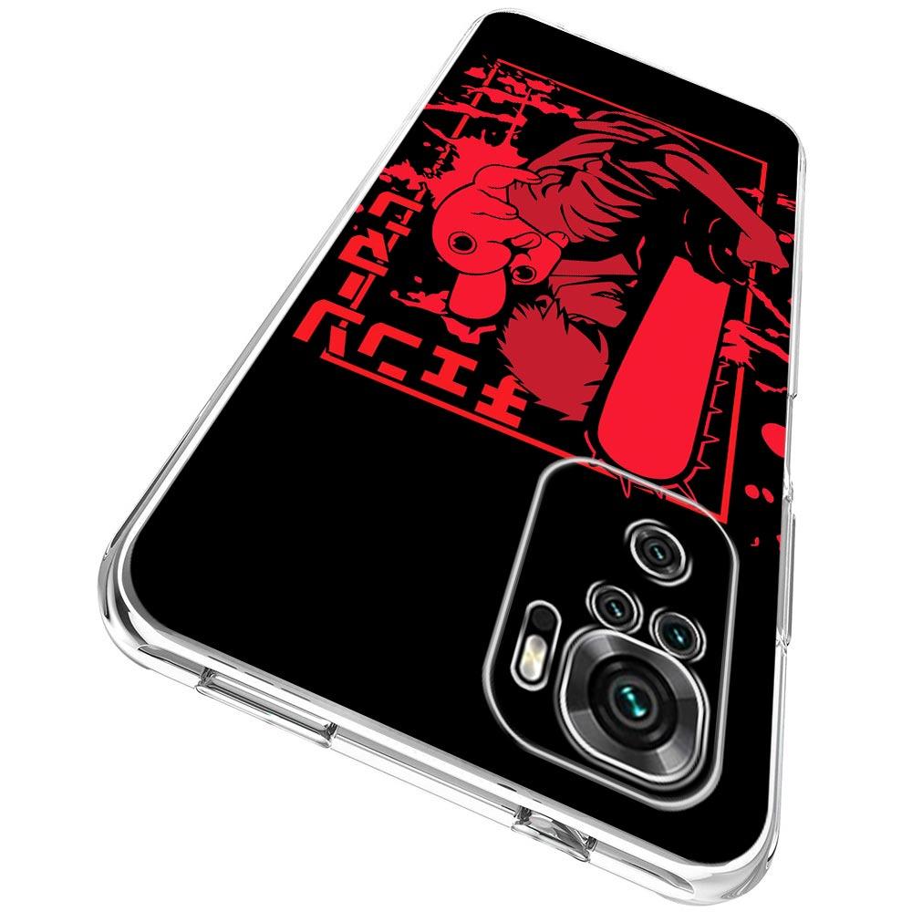 Anime Denji Chainsaw Man Makima Pouzdro na telefon Pro Xiaomi Redmi Note 12 11 9S 9 8 10 Pro Plus 7 8T 9C 9A 8A K40 Herní Průhledný Kryt