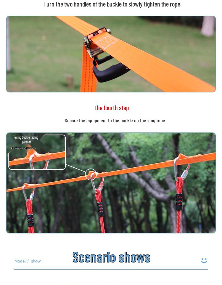 Outdoor Climbing Toys & Swings for Sensory Training and Balance