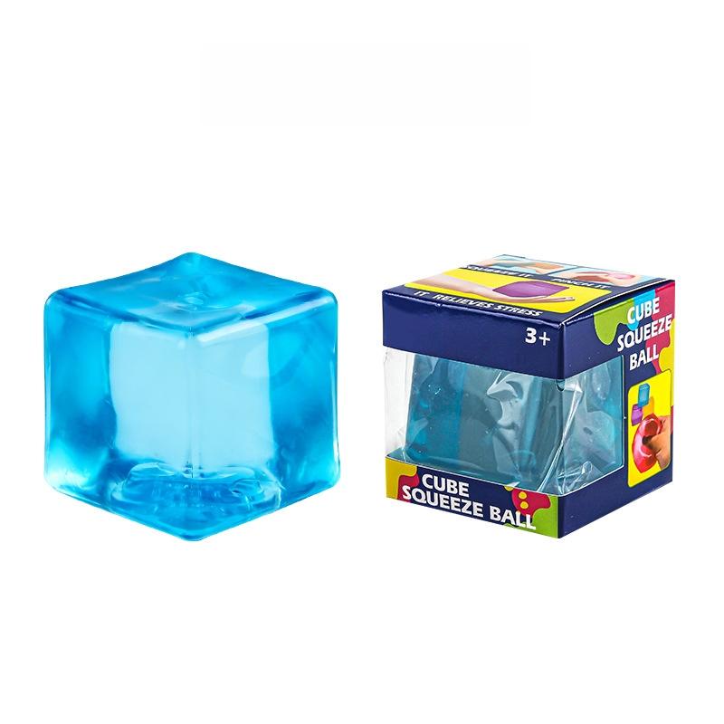 ND Squishy Hand Squeeze Cube Model, Malt Sugar Texture Fluffy Elastic Stress Relief Fidget Model, Workspace Decompression G