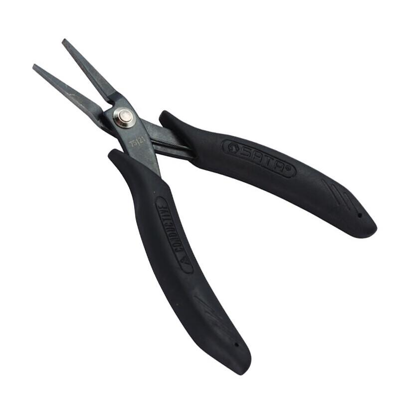 SATA 75121 Anti-static Smooth Jaw Flat-Nose Pliers
