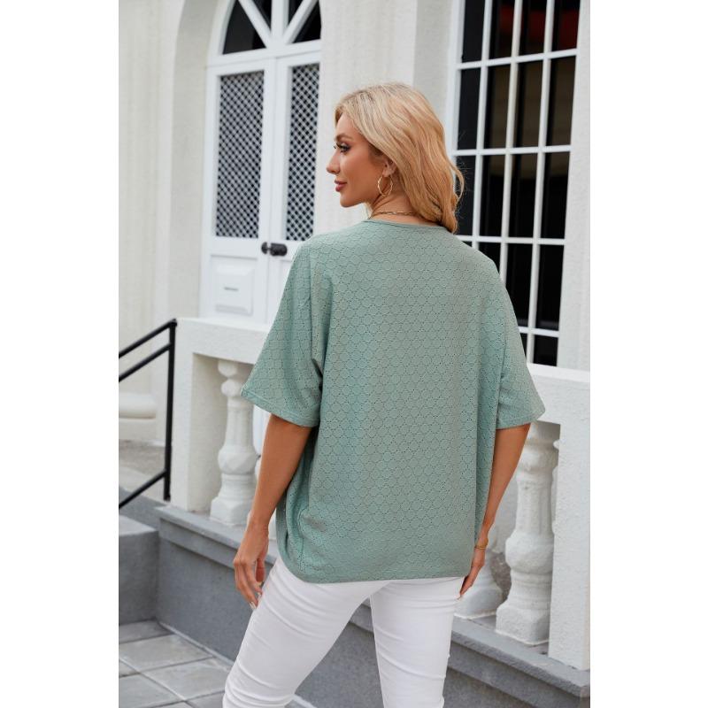Summer Women's Cardigan, New Solid Color Medium Sleeve Cardigan, Knitted Cardigan Jacket, Air Conditioning Shirt