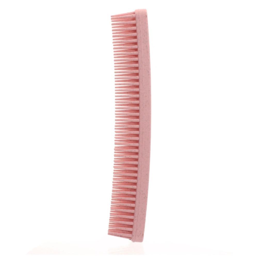 

Double layer Fine-Tooth Hair Detangling Smoothing ABS Plastic Handleless Portable Easy to Clean Salon Home Use Durable Stylish розовый