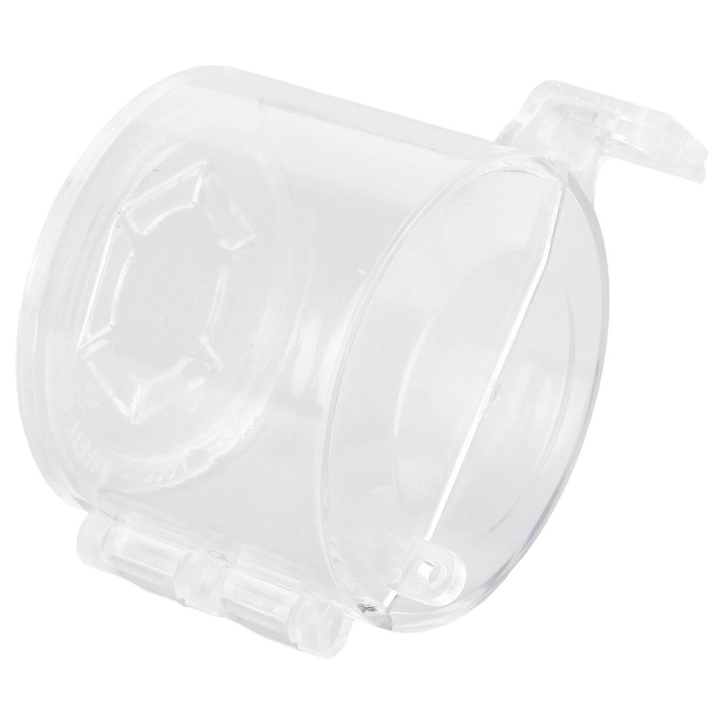 Emergency Stop Button Cap Detachable Cover Waterproof with 38mm Padlock for Industrial Chemical